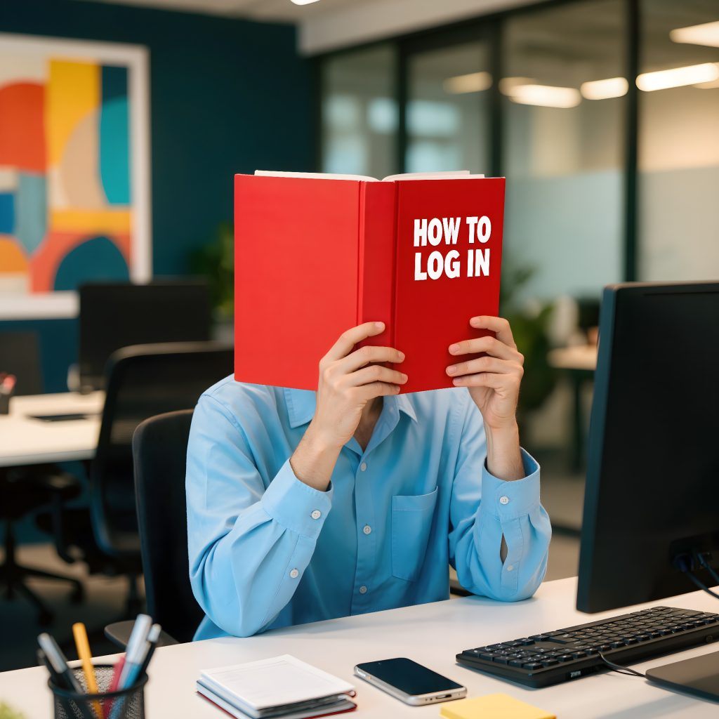 Wie logge ich mich ein.